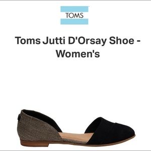 Toms Black Flats